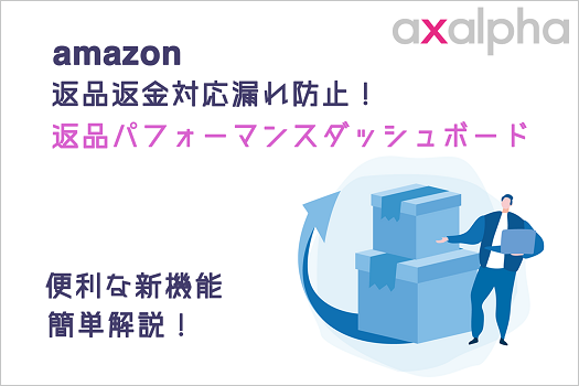 新機能】返品返金対応の漏れ防止!返品パフォーマンスダッシュ 新機能】返品返金対応の漏れ防止!返品パフォーマンスダッシュ