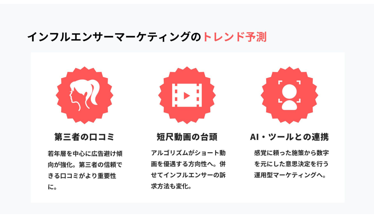  インフルエンサーマーケティングの未来トレンド（2026年〜）