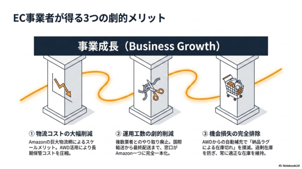 EC事業者が得られる3つのメリット
