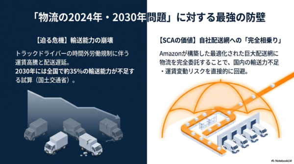 Supply Chain by Amazonが「物流の2024年問題・2030年問題」に与える影響