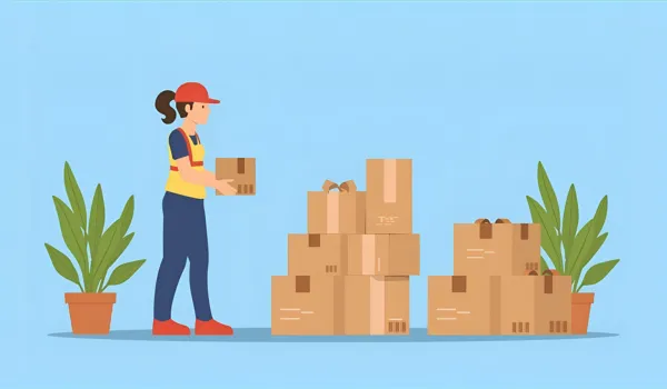 梱包とラベル貼付のルール