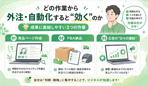 第3章　どの作業から外注・自動化すると“効く”のか