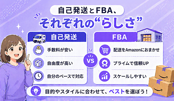 第1章　自己発送とFBA、それぞれの“らしさ”