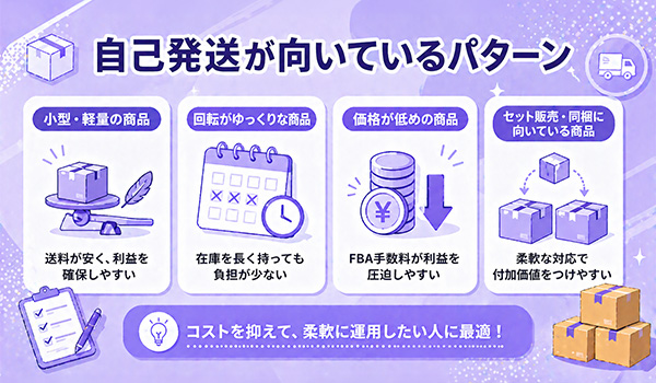 第2章　自己発送が向いているパターン