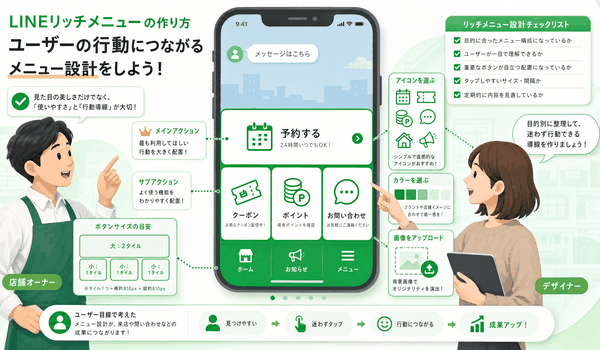 ステップ2：初心者でも失敗しない！リッチメニュー作成の全手順とチェックリスト