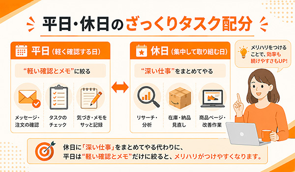 第2章　平日・休日のざっくりタスク配分