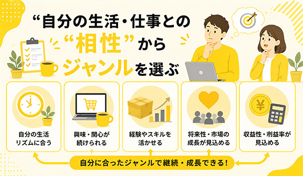 第3章 “自分の生活・仕事との相性”からジャンルを選ぶ