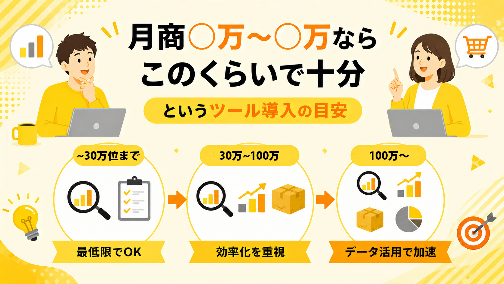 第3章　「月商◯万〜◯万ならこのくらいで十分」というツール導入の目安