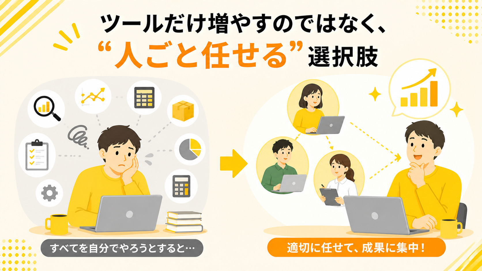 第5章　ツールだけ増やすのではなく、“人ごと任せる”選択肢