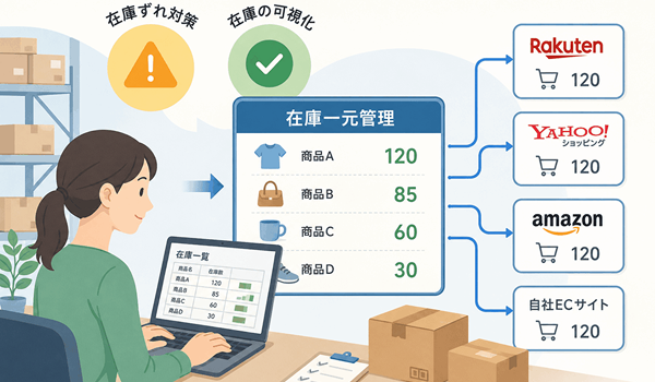 ネットショップの在庫管理を効率化する方法｜在庫ずれ対...