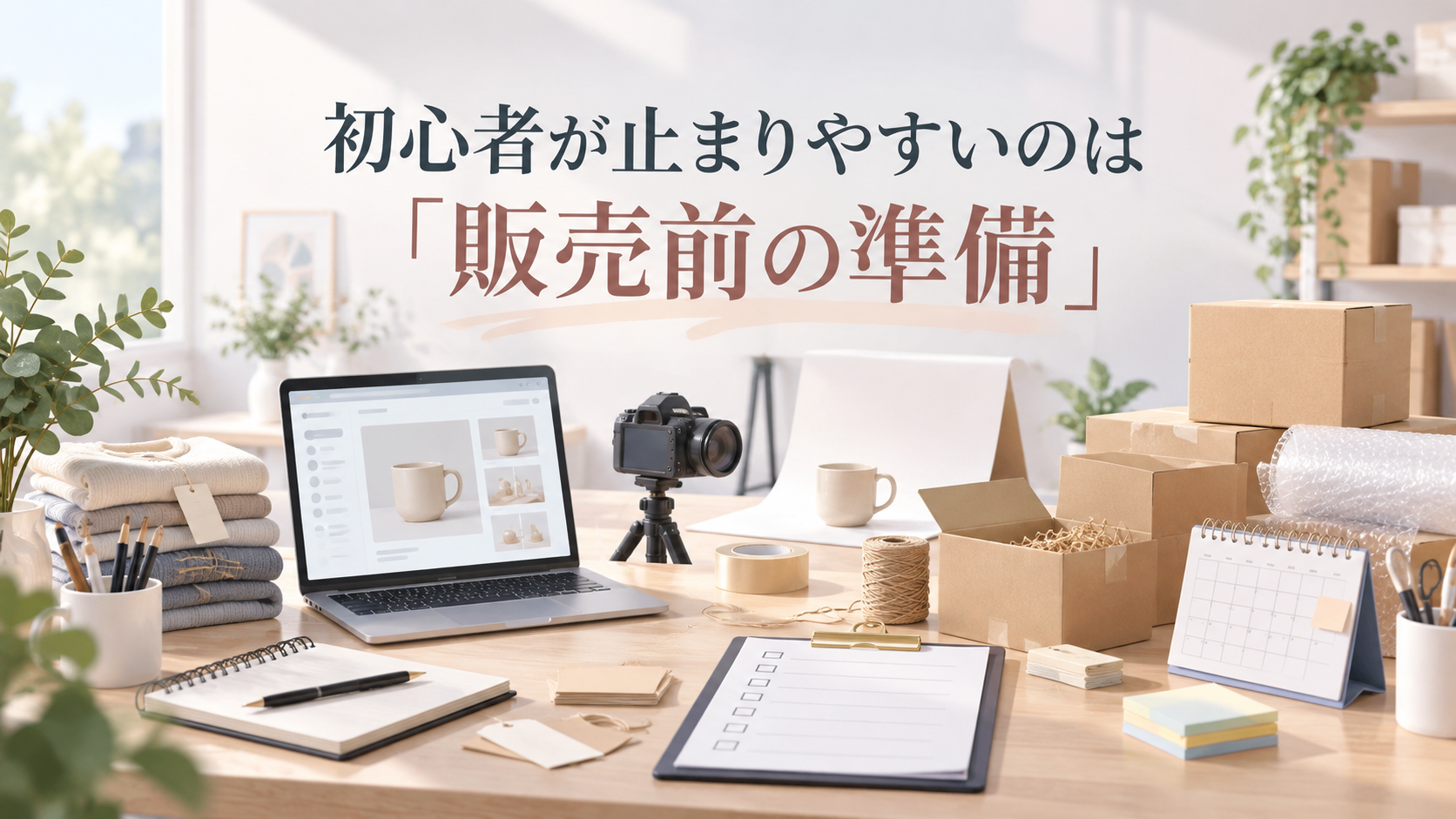 第4章　初心者が止まりやすいのは「販売前の準備」