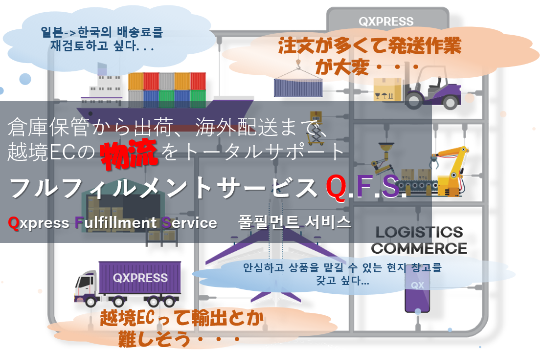 QFS (韓国越境EC配送に強いQoo10グループのフルフィルメント）