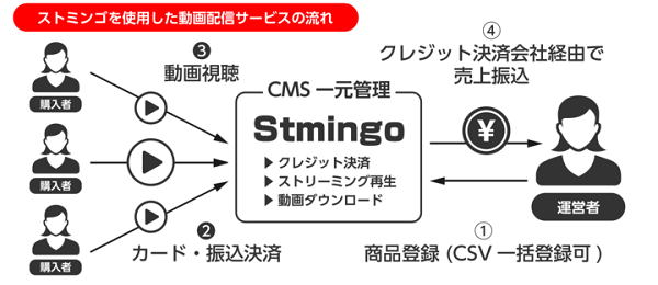 低価格で動画サービスを構築できる