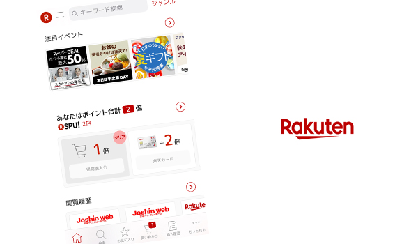 楽天は敢えていうと金融としての色合いを感じる