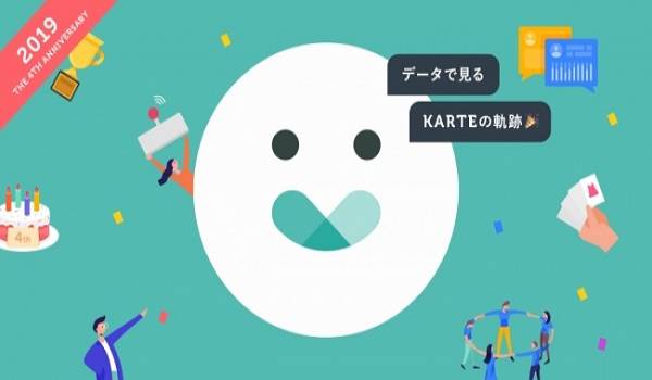 CXプラットフォーム『KARTE』4年間の軌跡をグラフィカルに表現