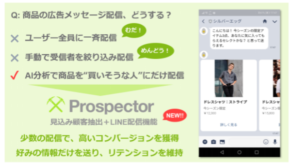 見込み客を一目瞭然に！