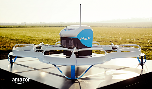 Amazonが空中配送計画『Prime Air』で使用する最新ドローンを公表