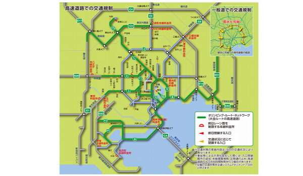 2019年7月～8月末にかけて配送遅延に注意　2020年東京オリンピック・パラリンピック開催に向けて首都圏で大規模な交通規制を実施
