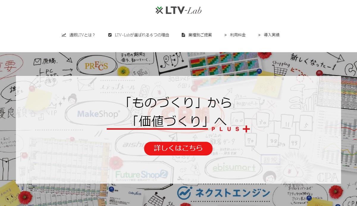 通販特化型CRMツール「LTV-Lab」