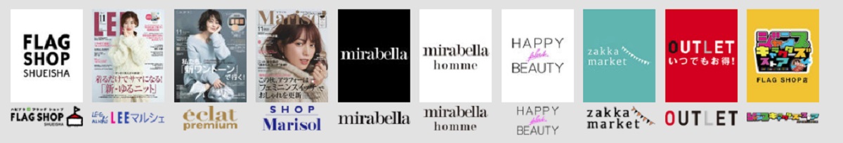 mirabellaと連動したセレクト商品も販売