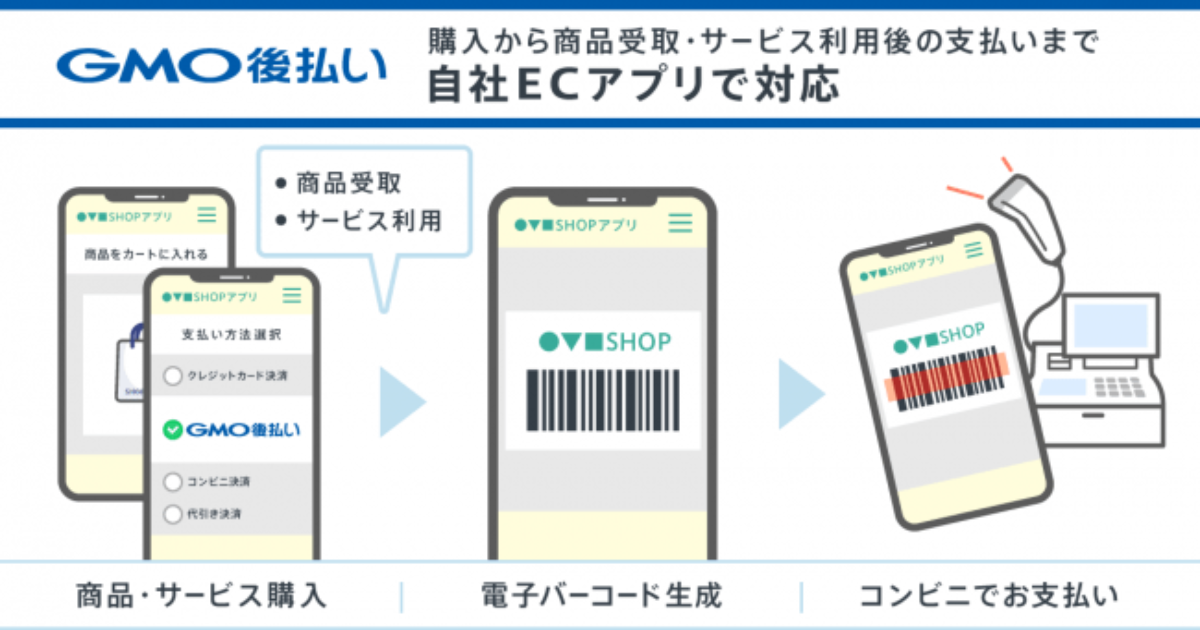 後払いの決済手段に選択肢が増える