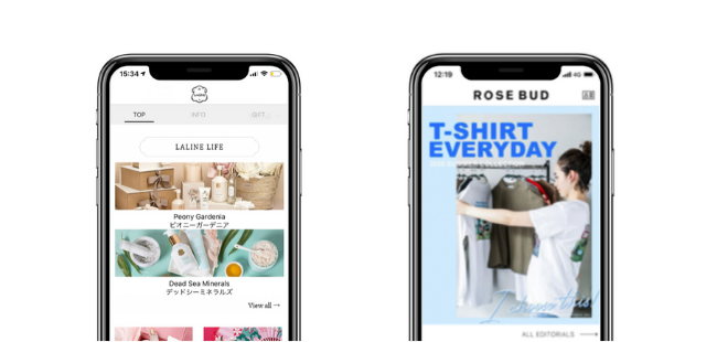 TSIホールディングスグループの「Laline」「ROSE BUD」で導入開始