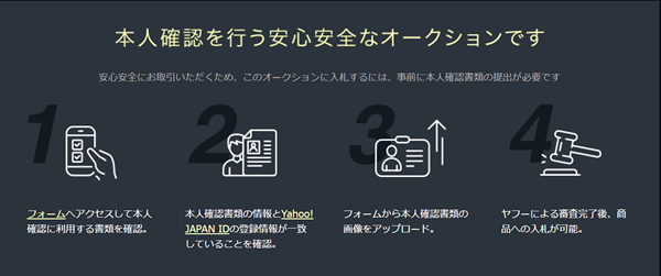 入札時に本人確認を必須に