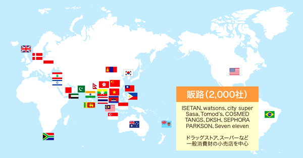 世界29の国・地域の小売店バイヤーと直接商談