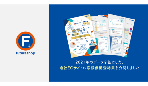 フューチャーショップが2021年のECレポートを公開、自社EC利用が拡大し年間流通総額が1827億円に