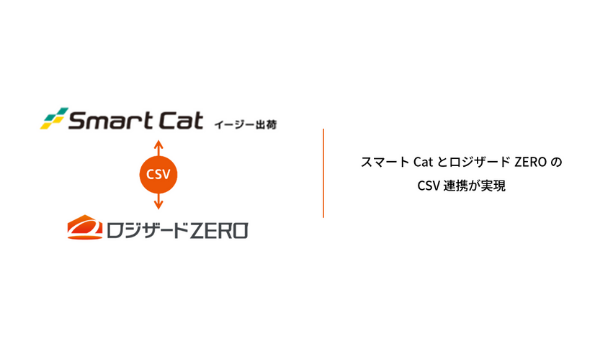 クラウド倉庫管理システム「ロジザードZERO」が「スマートCat（イージー出荷）」と連携、送り状の後発行や一体型帳票に対応