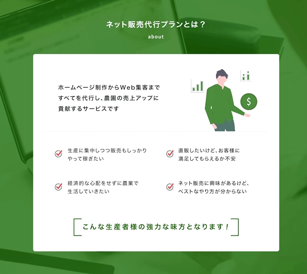 ネット販売の開始〜運用のすべてを代行
