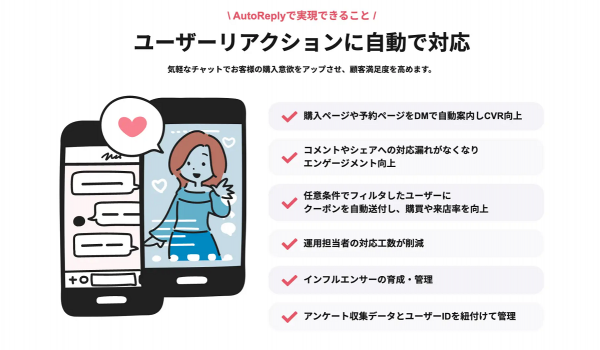 Instagram DMチャットボット【AutoReply】をBATRAとforwizが共同開発　インスタ経由での売上を最大化