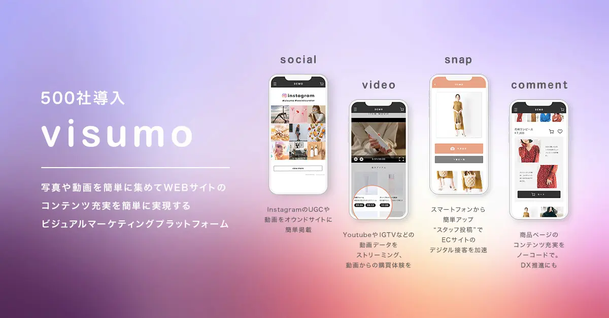 ebisumart zeroで利用可能なvisumo機能