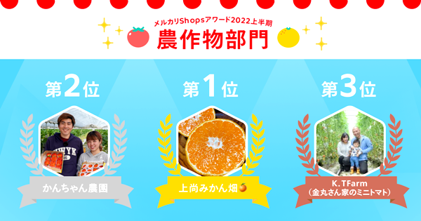 農作物（果物・野菜・米）部門