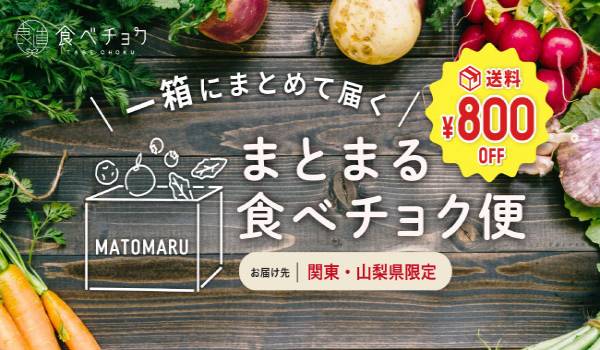 様々な生産者の食材が1箱に「まとまる食べチョク便」実証実験を開始