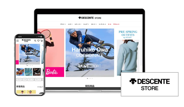 DESCENTE STORE オンラインにZETA SEARCHが導入