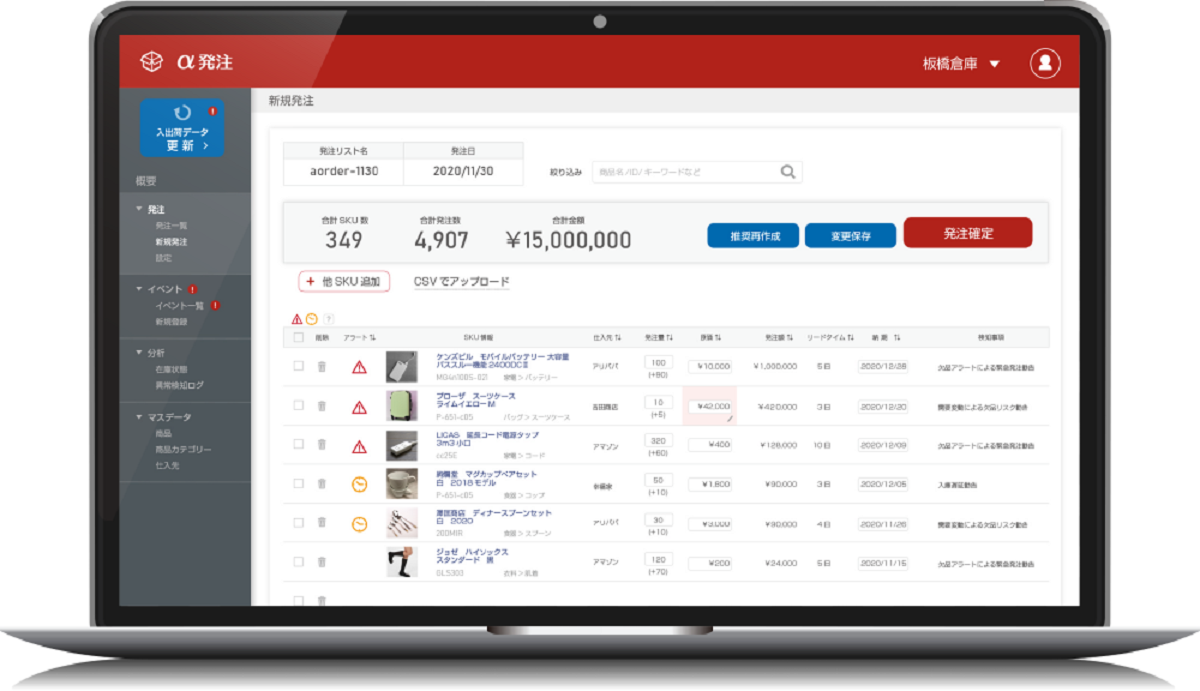 SKUの販売傾向の理解をよりスムーズに