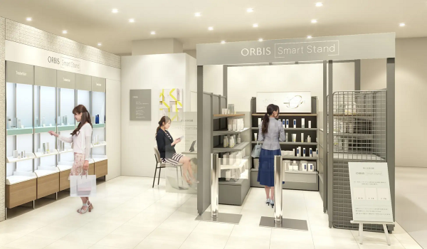 オルビス、業界初の無人販売店舗『ORBIS Smart Stand』をオープン