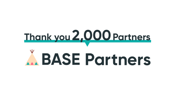 「BASE Partners」のパートナー数が2000件超に