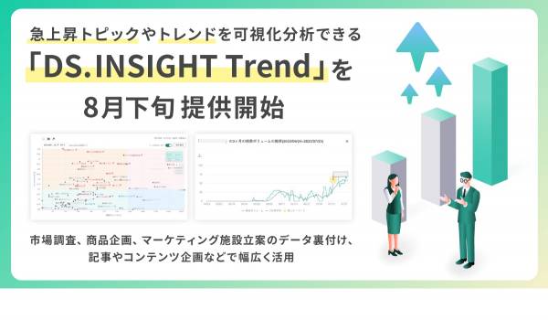【Yahoo!】急上昇トピックやトレンドを可視化分析できる『DS.INSIGHT Trend』の提供開始へ