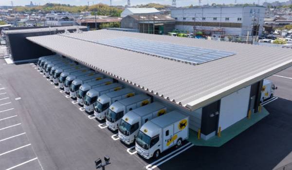 ヤマト運輸初、京都・八幡営業所に全車両EV導入 エネルギーマネジメントを行うモデル店として本格稼働