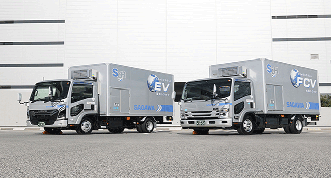 【佐川急便】ラストワンマイル配送に燃料電池小型トラック・電気小型トラックを導入