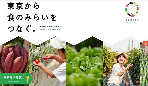 東京野菜の地産地消プロジェクト「VEGESH TOKYO」は、JR東日本 新宿駅 新南口改札内「LUMINE AGRI SHOP」にて、EC上で購入した東京野菜を受け取れる実装検証を行います。