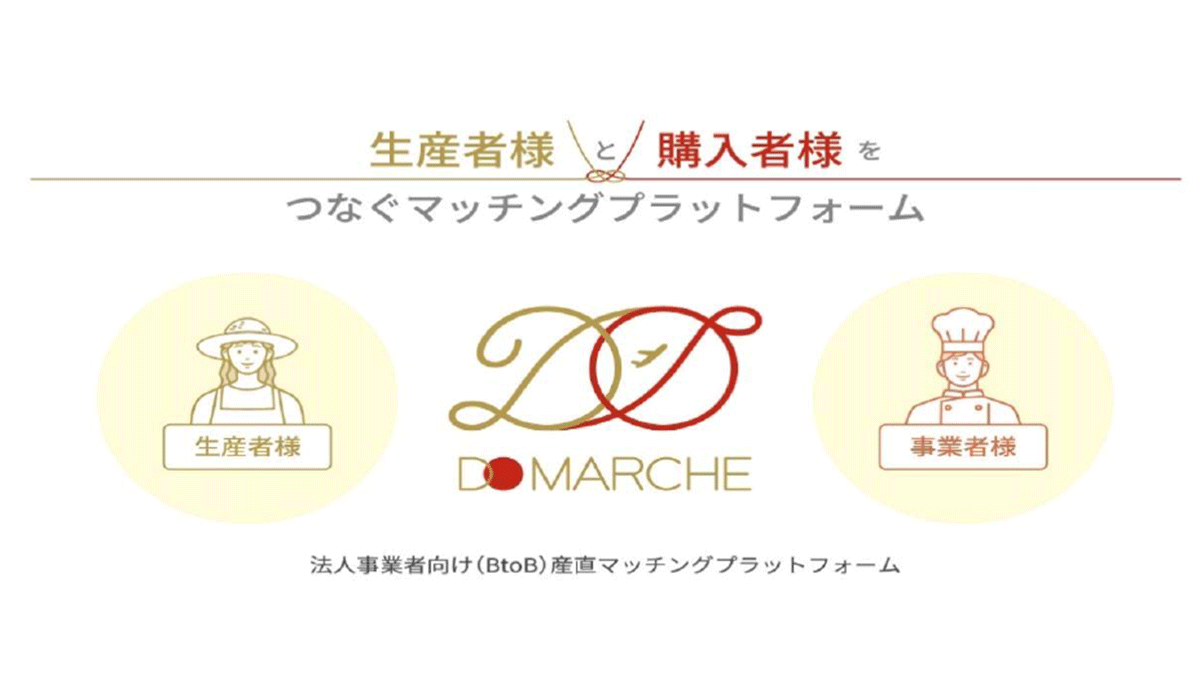 株式会社誠和との協業により法人事業者向け産直プラットフォーム「DO MARCHE」を開設します
