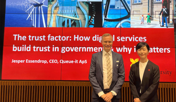 Queue-itがデンマークのビエアデジタル化大臣兼ジェンダー平等大臣とともに訪日