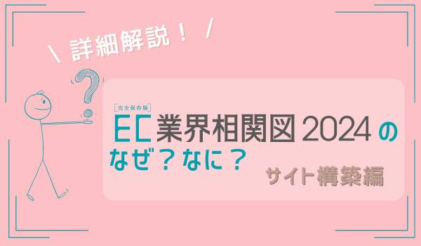 「サイト構築」とは？　EC業界相関図2024のなぜ？なに？を詳細解説！