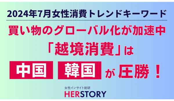 2024年7月、女性の越境消費トレンドは？　ハー・ストーリィ調査