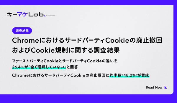 サードパーティCookie、マーケ担当者の約5割が廃止撤回に「賛成」　キーワードマーケティング調査