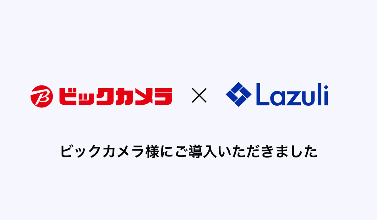 ビックカメラのインターネット総合通販サイト「ビックカメラ・ドットコム」の品揃え拡充に向けてクラウド型商品マスタ「Lazuli PDP」を採用