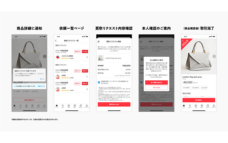 メルカリ、事業者と連携し出品商品を買い取る 「買取リクエスト」を